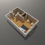 onebedroom private room floorplan
