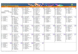 memory care event calendar October 2018