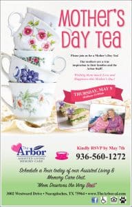 Mother's Day Tea Event Flyer