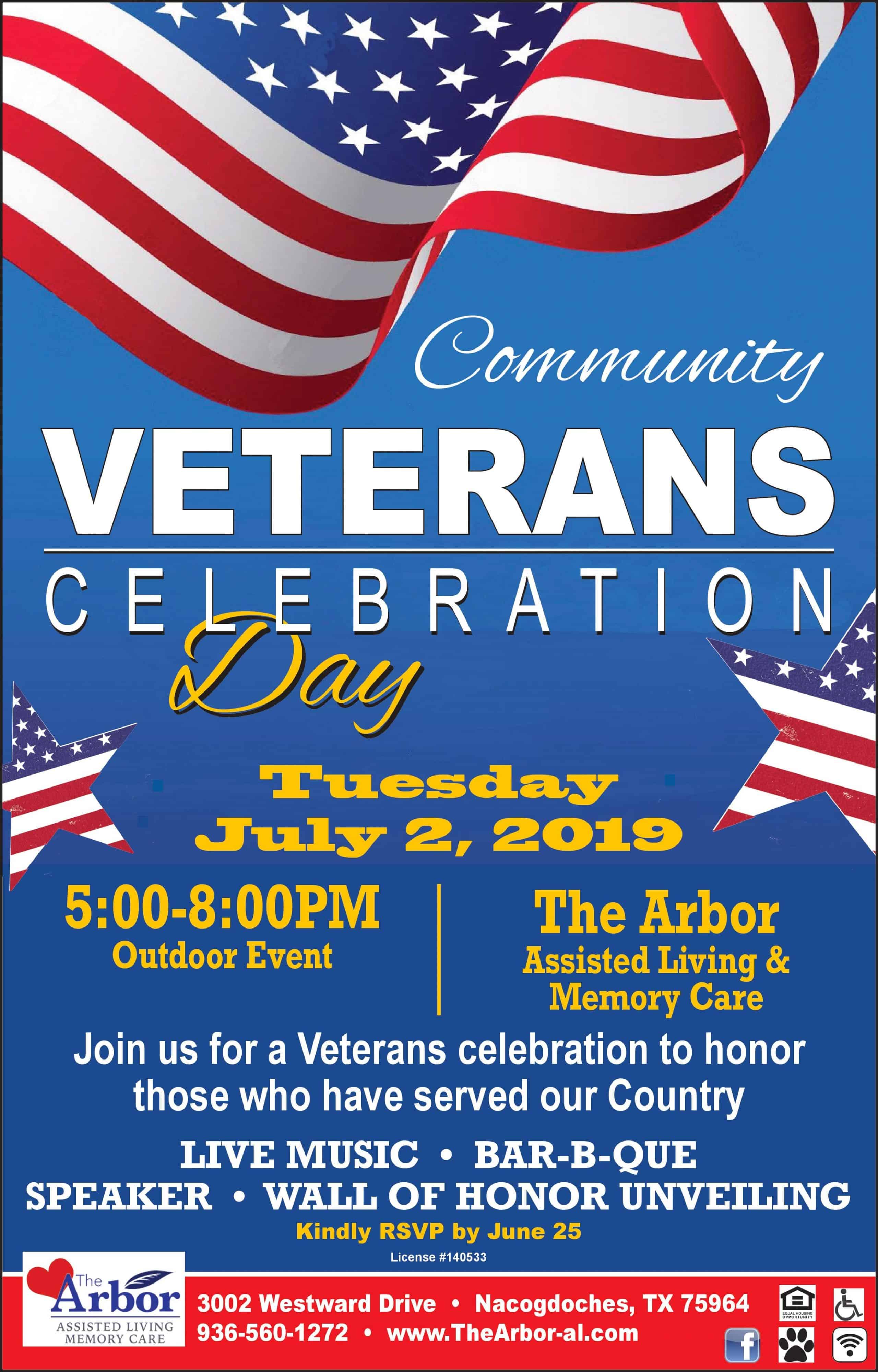 Veterans day celebration near me today